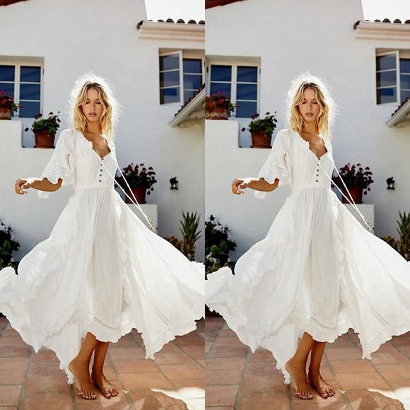 Free People | Dresses | Free People Beach Bliss Maxi Dress | Poshmark